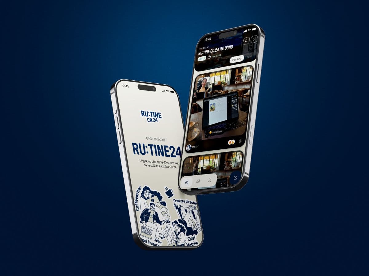 Ru:tine24 app screens